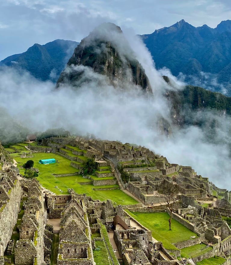 Ancient Inca site of Machu Picchu