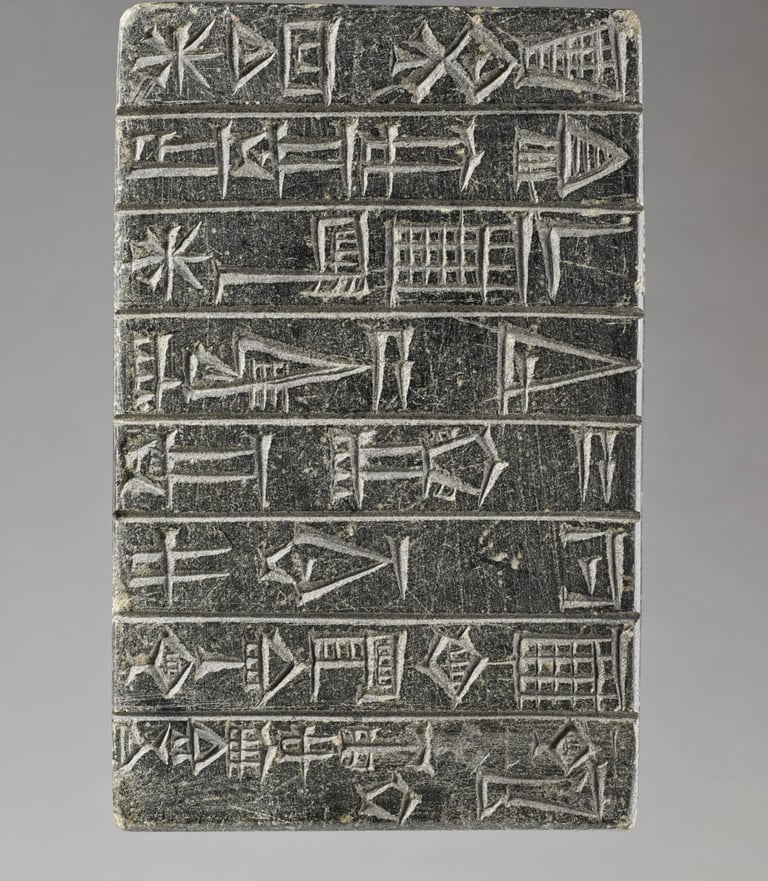 Tablette cunéiformes