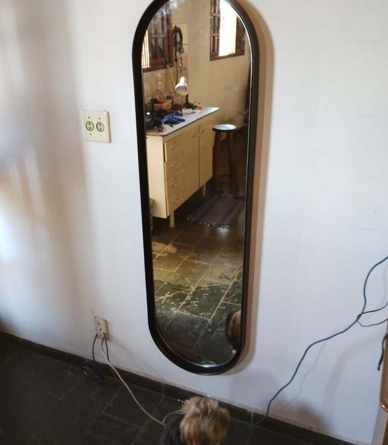 Espelho oval Metro Objetos