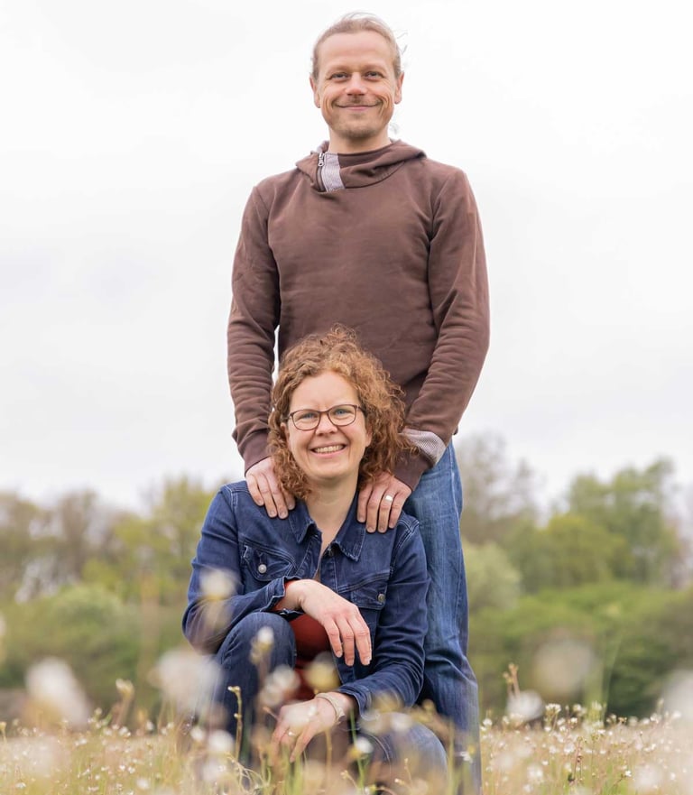 Stephan, Koni, Hund Emma