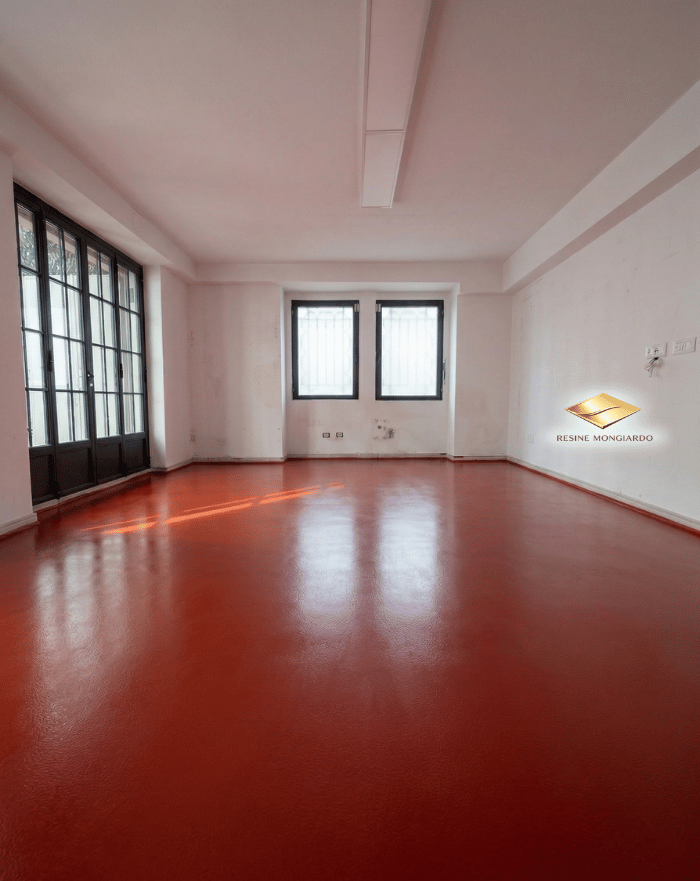 Pavimento in resina in attività commerciale a Trieste Resine Mongiardo