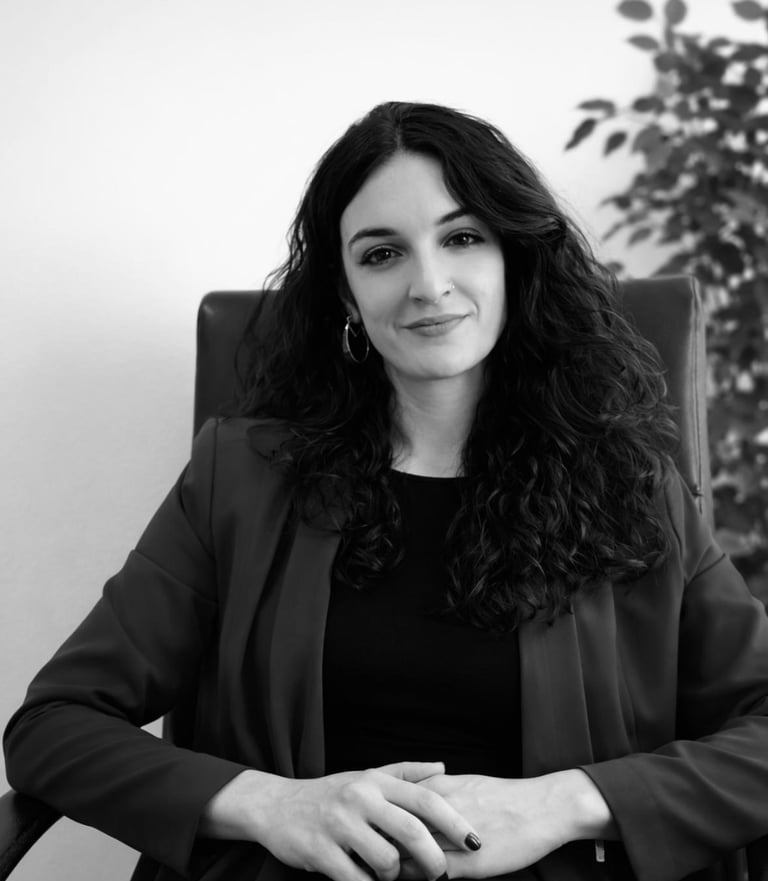 Psicologa Giorgia Palombi nel suo studio a Padova