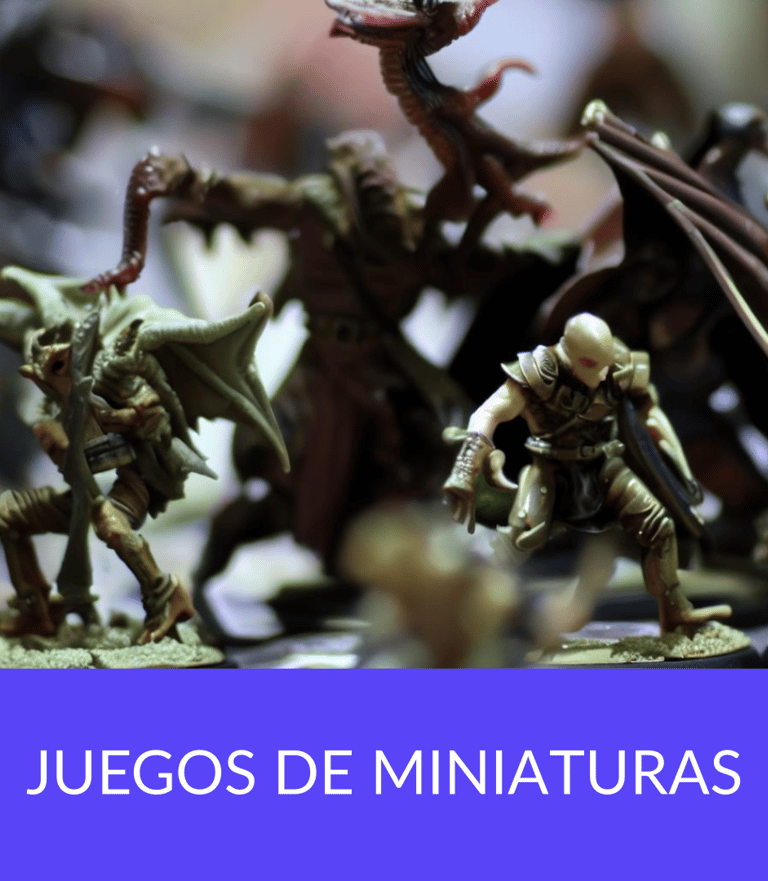 juegos de miniaturas y sets de miniaturas
