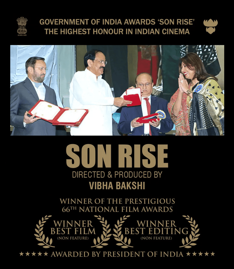 director & producer Dr. Vibha Chhabra Bakshi, recipient of four National Film Awards from the Presid