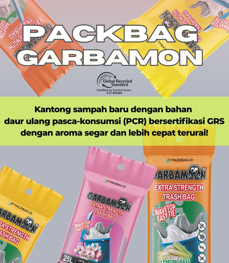Kantong Sampah Premium Wangi Garbamon PACKBAG ID