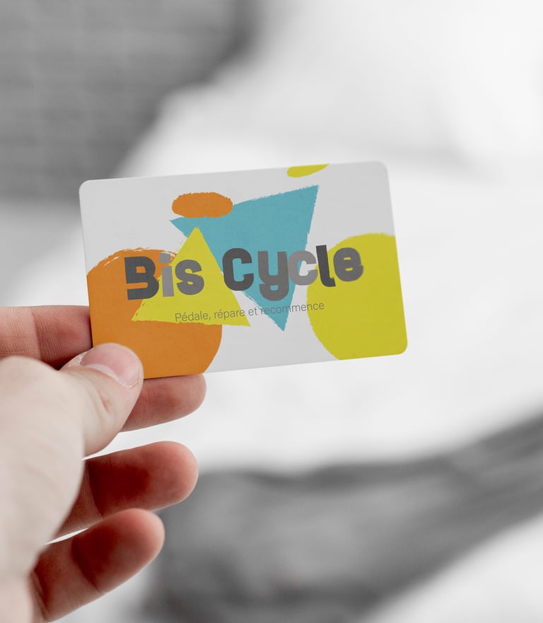 Logo Bis Cycle sur carte de visite
