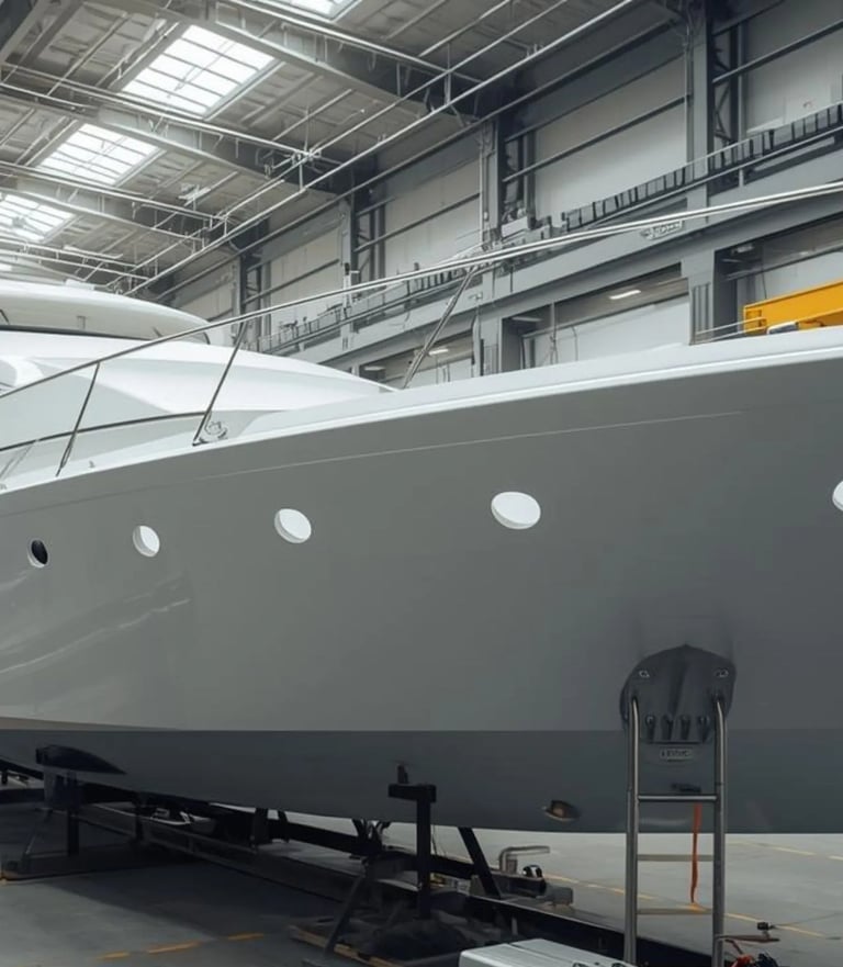 chantier de covering bateau