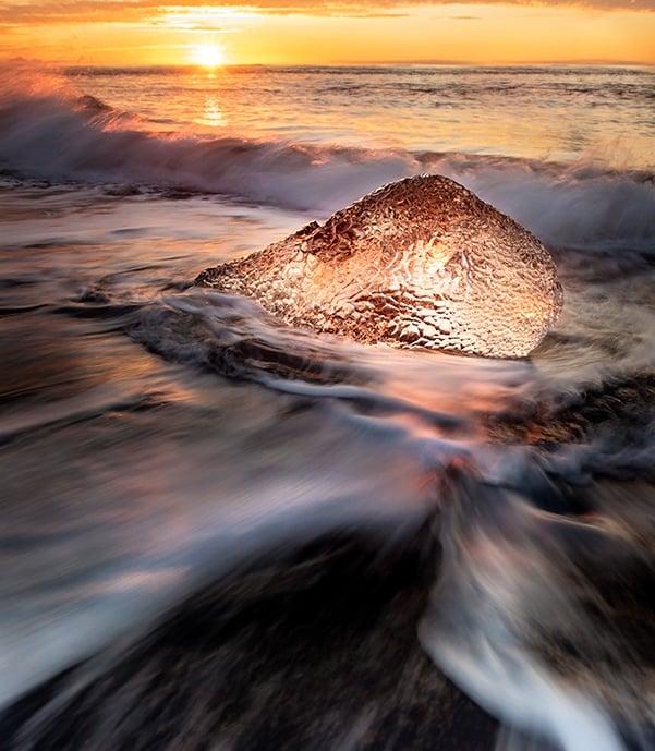 diamond ice Iceland Photography Workshop