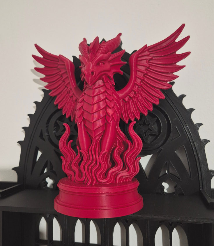Dragon ailé majestueux imprimé en 3D
