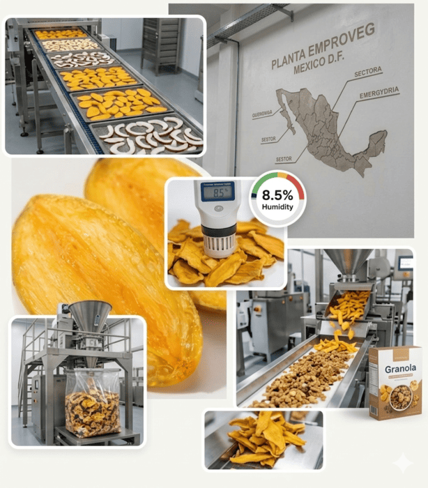Desarollo de planta de deshidratación