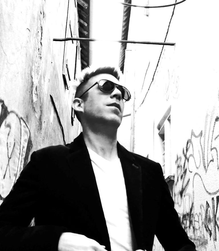 Portrait of Benvenuto Electrojazz, French trumpeter available for international booking