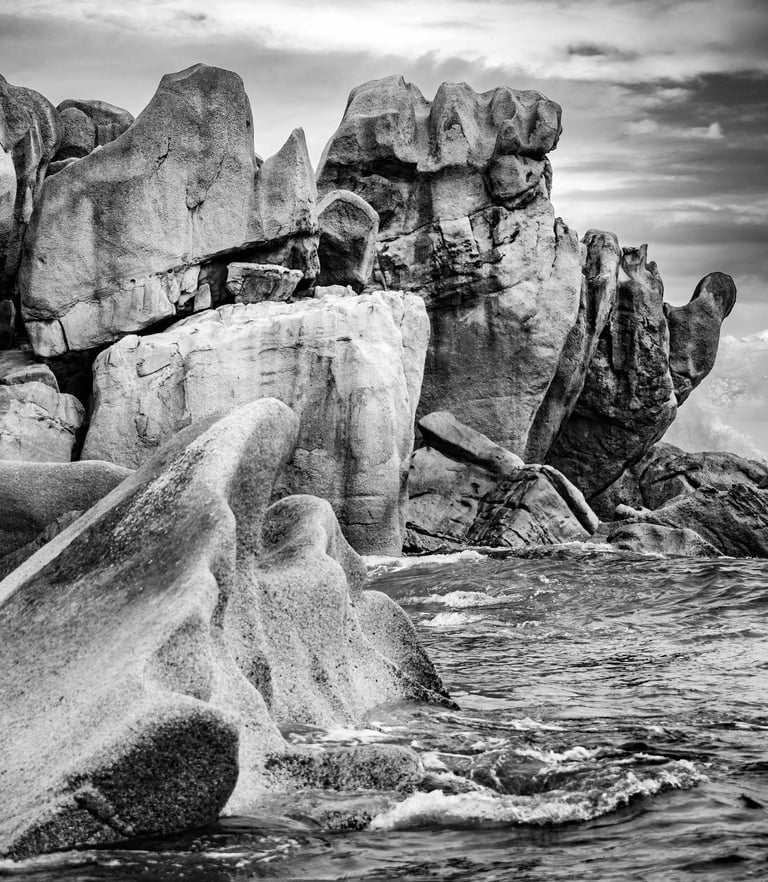 Rocks La Digue Seychelles Seychellen