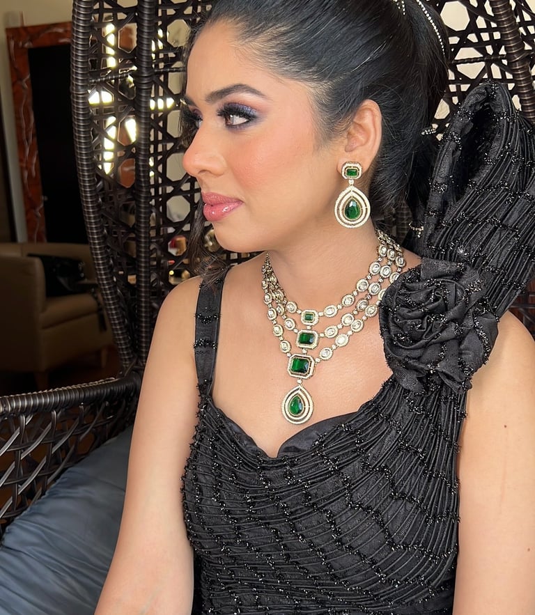 Green Emerald Necklace