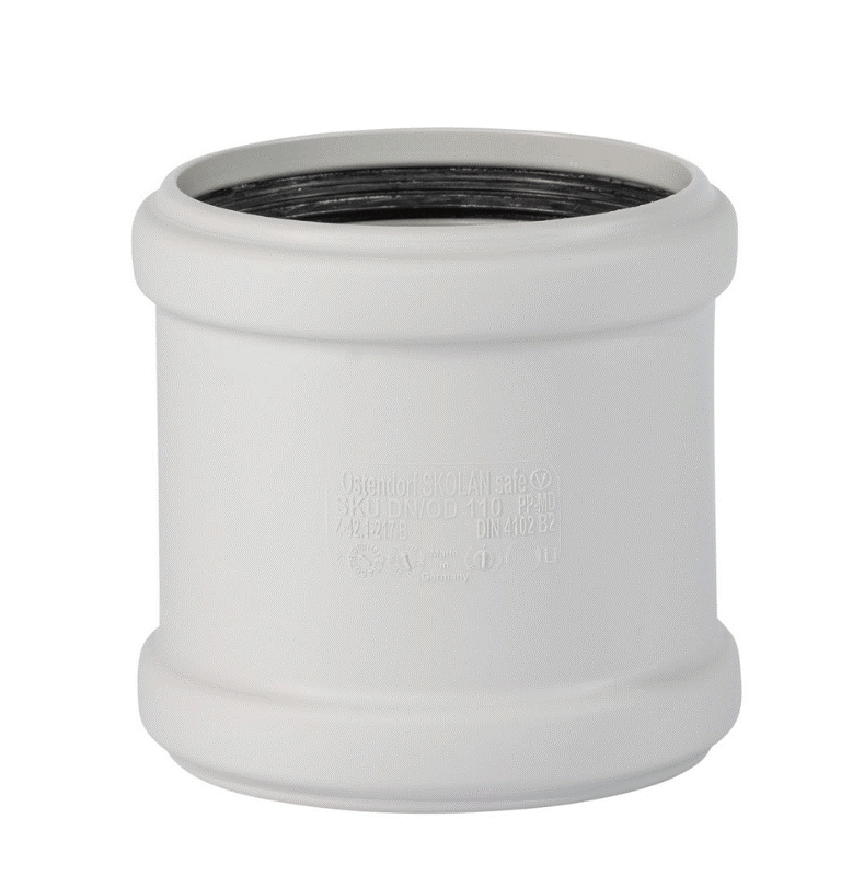 Acoustic drainage system for residential buildings 