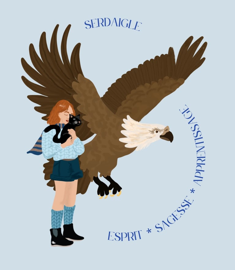 illustration Serdaigle - Harry Potter