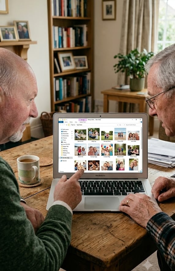 Spending time with older people to gently comprehend computers for over 30 years