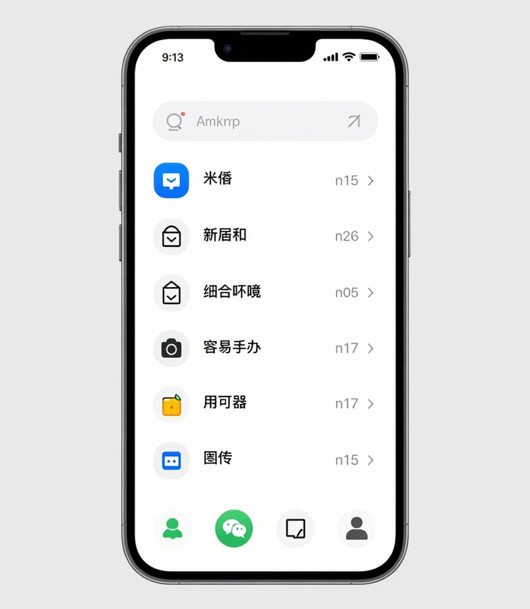 Crisp front-facing orthographic render of a modern Android smartphone displaying a clean, high-contrast system-native utility interface. Neutral flat studio lighting, light gray background, absolute precision.