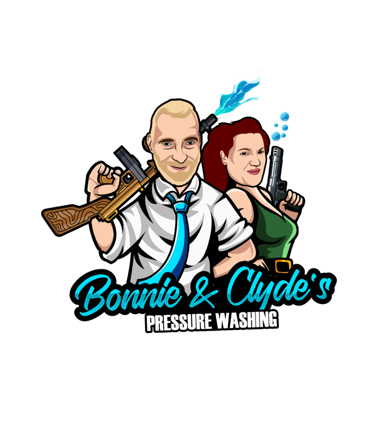 Bonnie and Clyde's Pressure Washing logo
