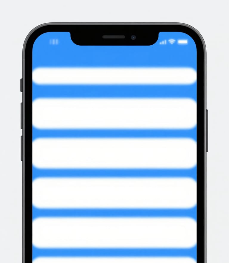A minimalist close-up of a modern smartphone displaying clean network signal bars against a bright neutral sky, daylight, sharp focus, 35mm