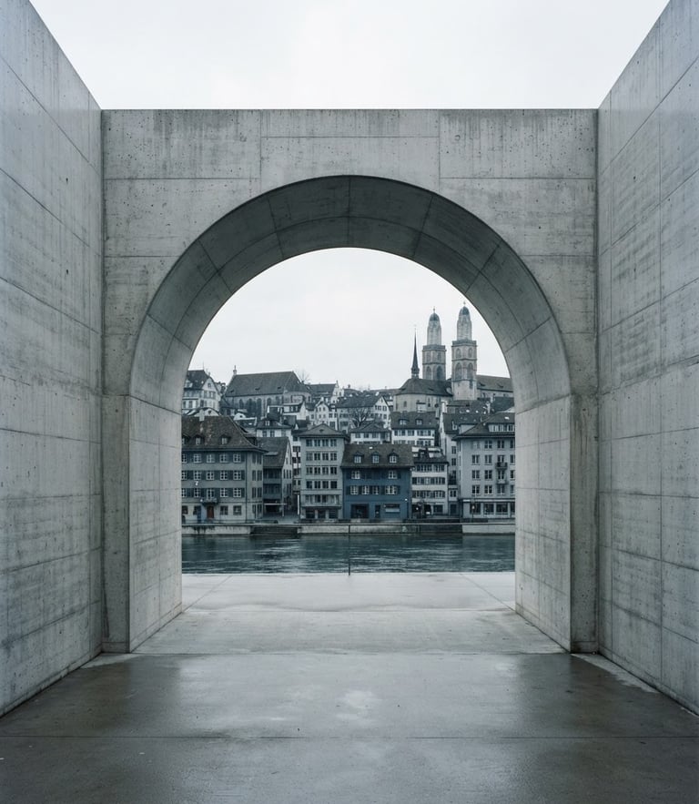 Swiss architecture symbolizing international market entry and business expansion