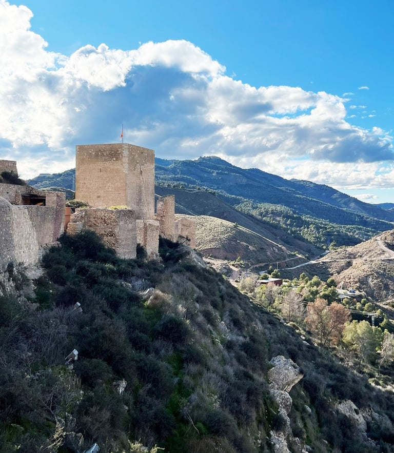The Espolón Tower, in the castle of Lorca, was built in the 13th century, after the Christian conque