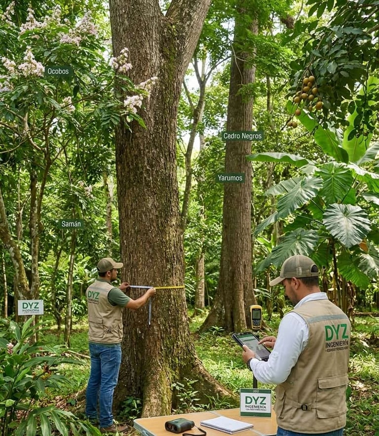 Censos Forestales y Evaluación de Arbórea -  DYZ ingeniería 