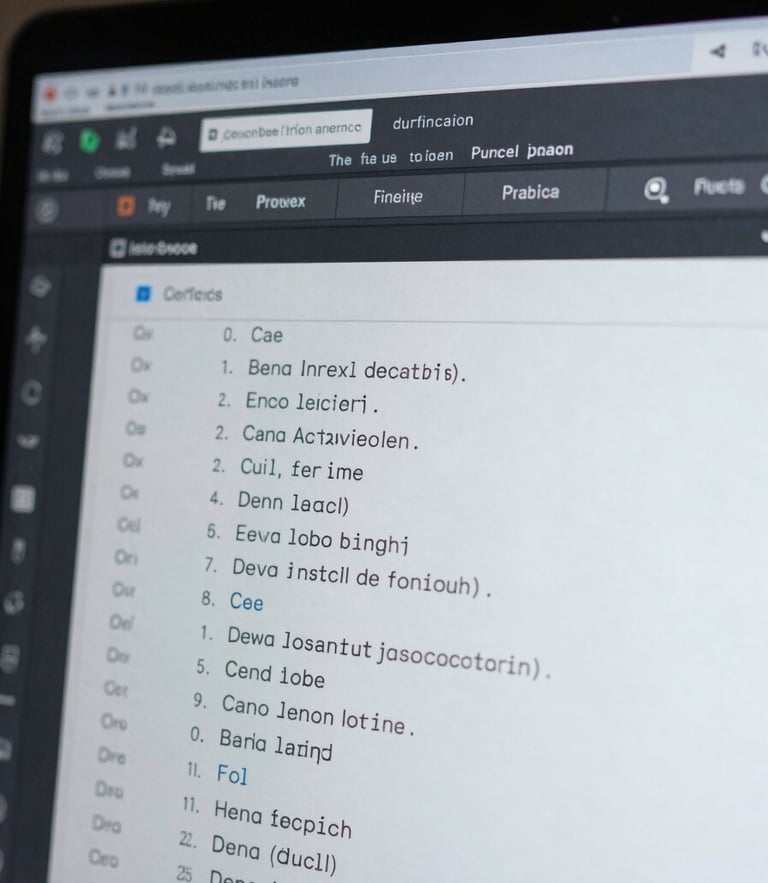 Extreme close-up of a high-fidelity legal software interface showing structured citation verification on a dark slate screen, cool diffused lighting