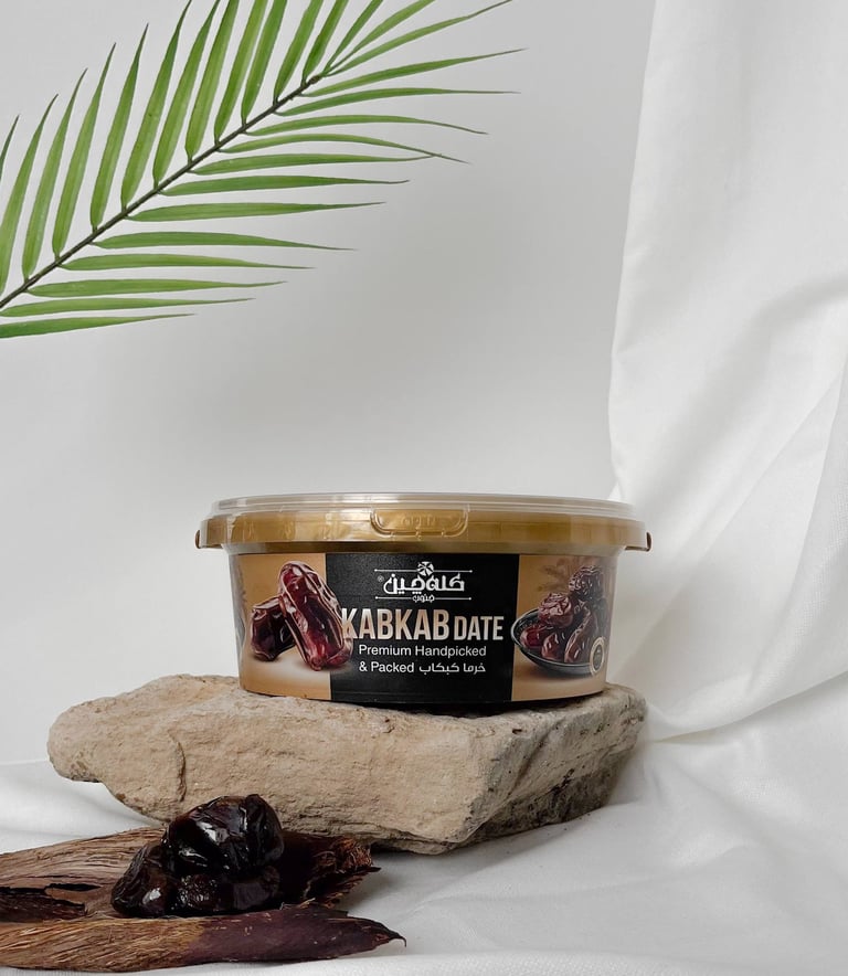 a bowl of food with a palm leaf and a palm leaf