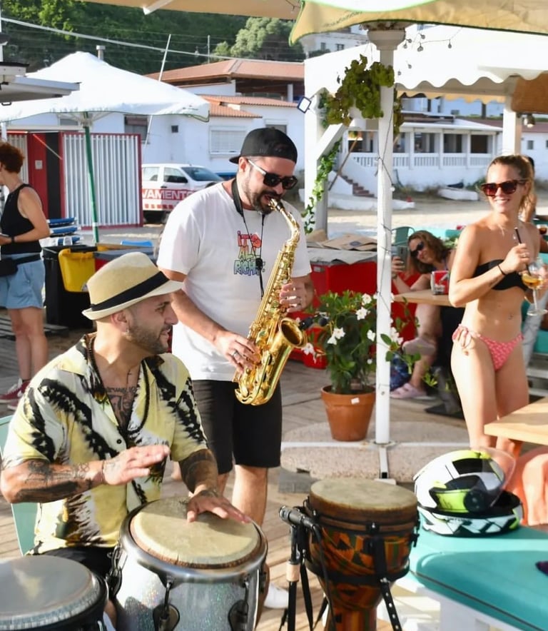 dj saxo y percusion barcelona