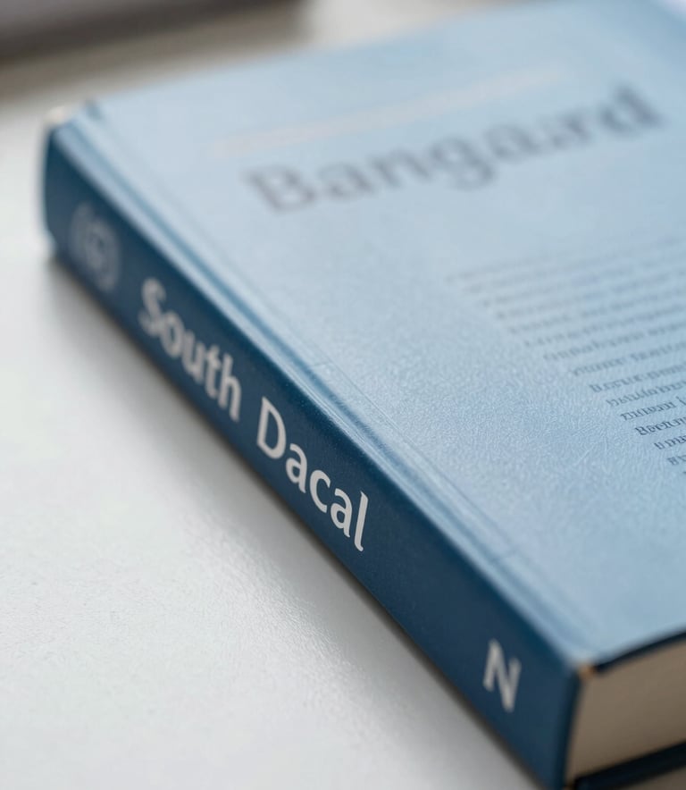 A sharp, close-up photograph of a high-quality textbook spine resting on a clean white desk, with a soft blue and dark blue color palette, emphasizing precision and academic authority in a South Asian / Bangladeshi setting.