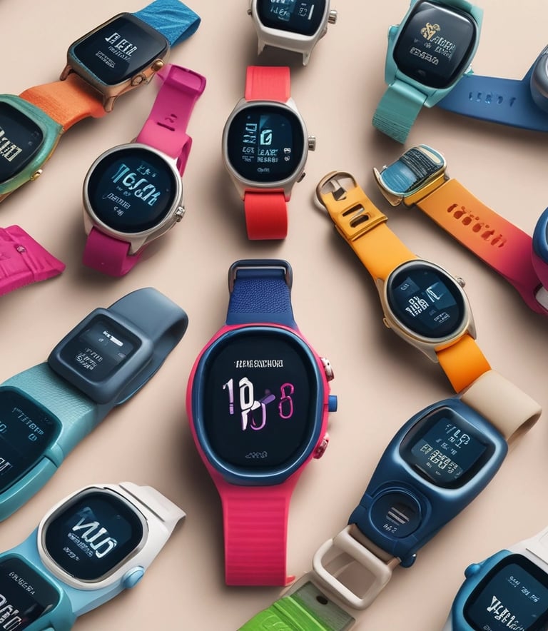 A sleek water bottle beside a planner and a timer on a bright, clean workspace.