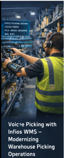 Backend engineering and system integration for Infios WMS voice picking implementation