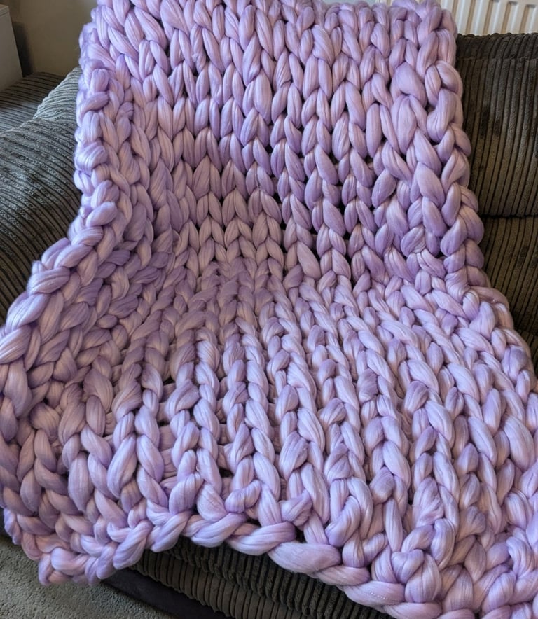 ready made arm knitted blanket