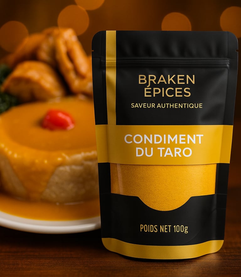 Braken Épices – Condiment du taro camerounais, épices africaines traditionnelles