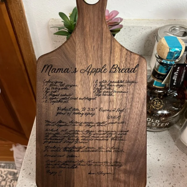 Recipe Cutting Board
