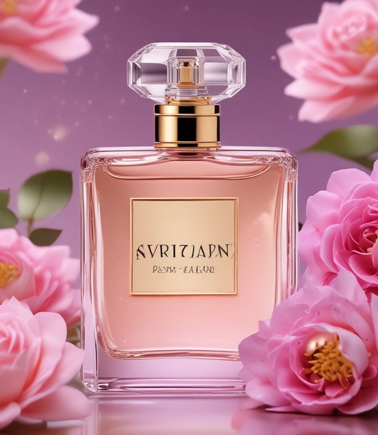 a variety of skin care products with flowers