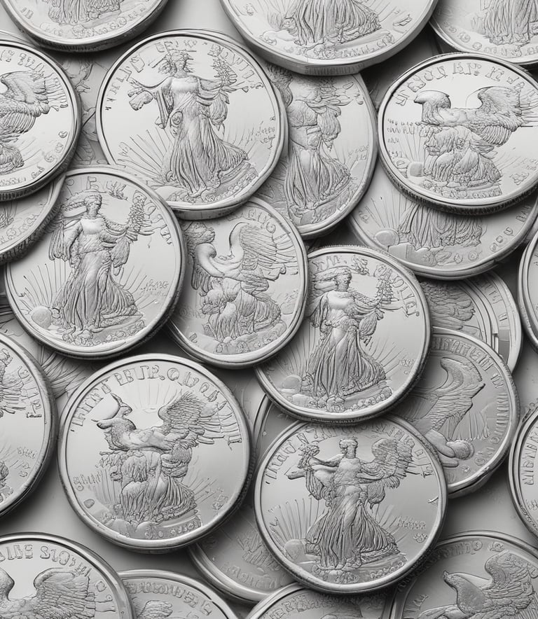 Gold compass shaped like the 'O' in North, shining against a textured silver surface.