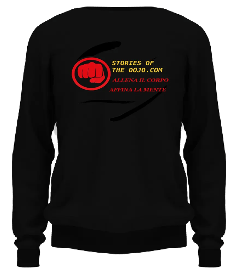 felpa senza cappuccio black back