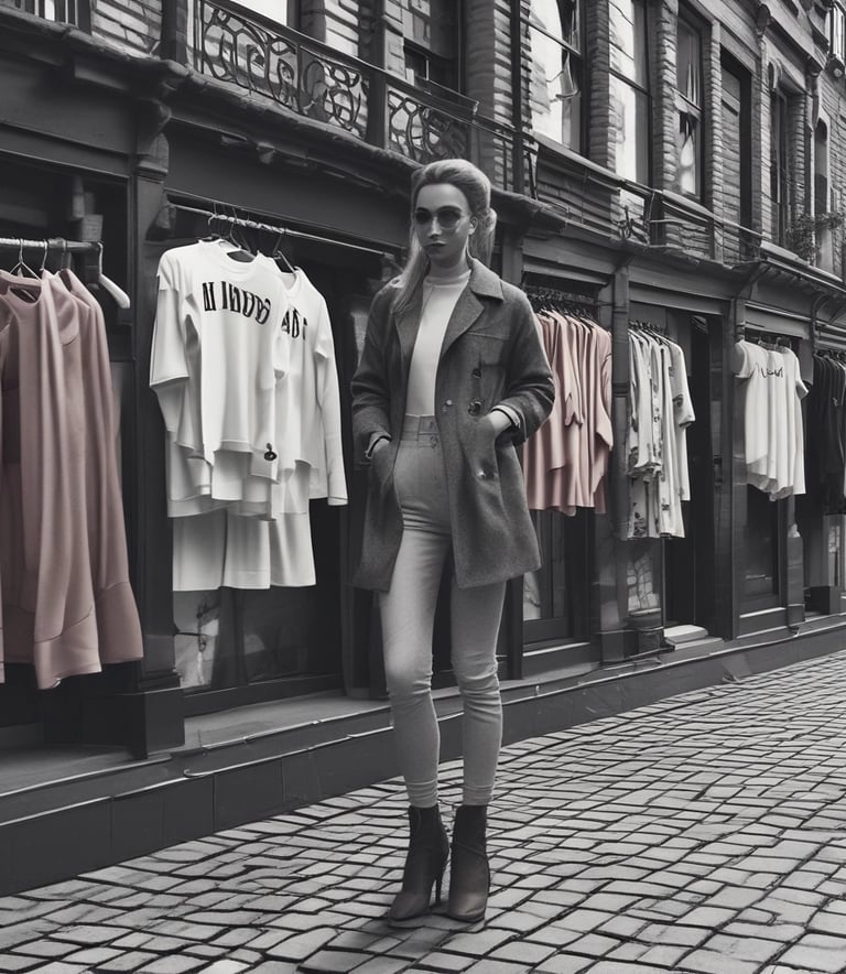 A modern retail store with a sleek glass facade located inside a shopping mall. The store features a vibrant interior with prominent red and pink lighting, creating a contemporary and dynamic appeal. The entrance is spacious and welcoming, with clear visibility of products displayed inside.