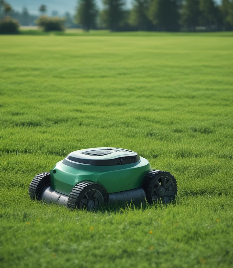 A modern robotic device displayed in a sleek online store setting.