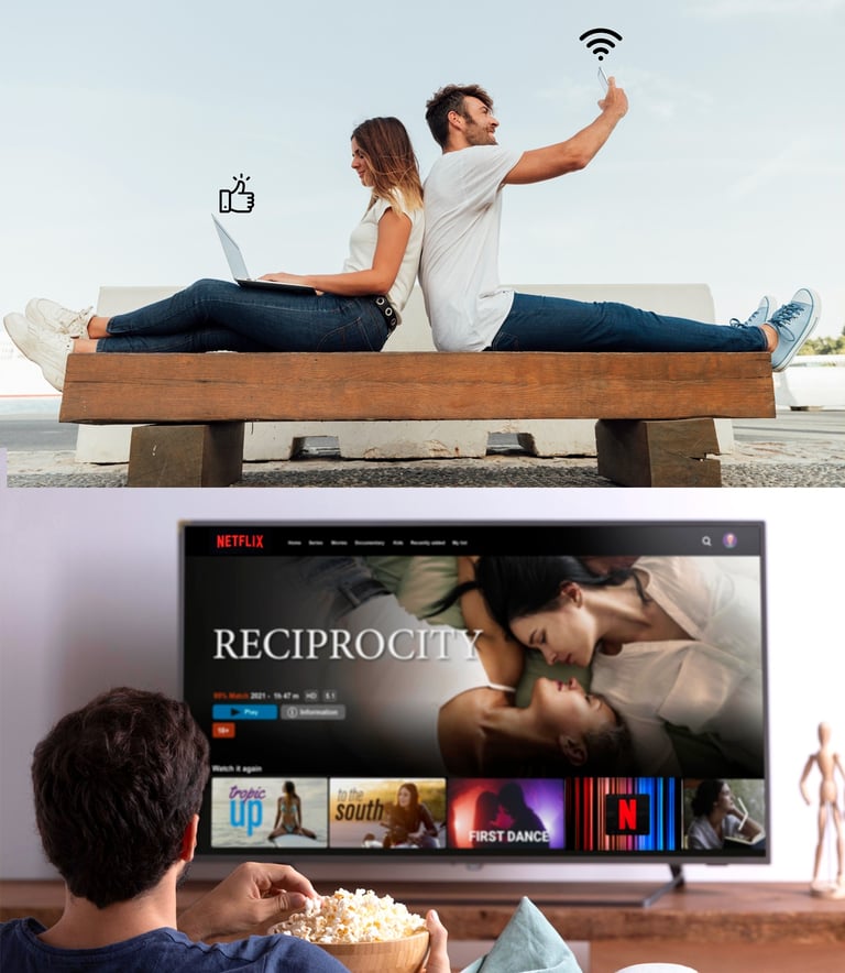 Fibra Alta Velocidad Gigas acumulables TV canales televisión Agile Netflix