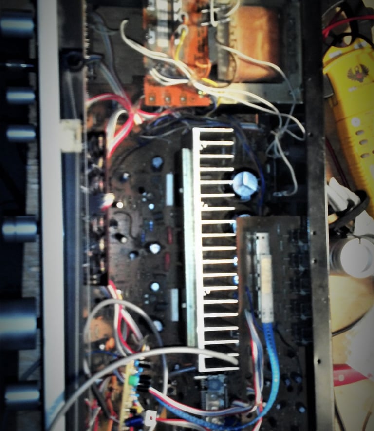 Sansui receiver troubleshooting no sound on left channel