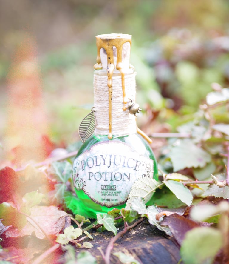 polynectar polyjuice potion harry potter potion magique décorative cabinet curiosité