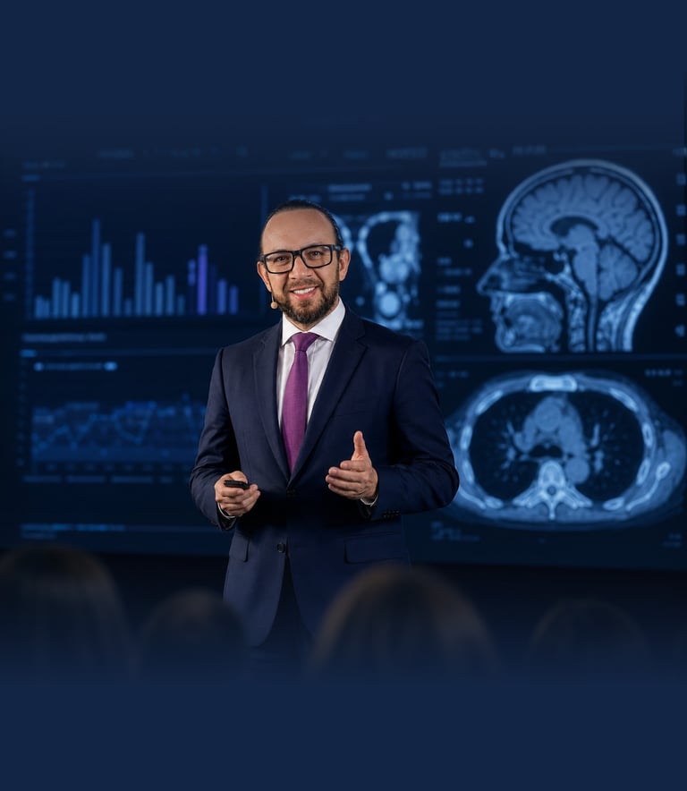 Rodrigo Aguirre formando profesionales en Inteligencia Artificial en Salud.