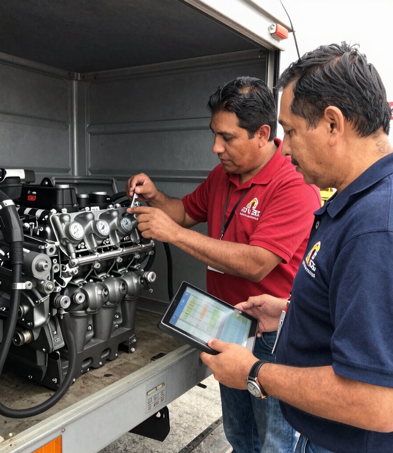 revisión de parámetros de motor tratado con Integral 7