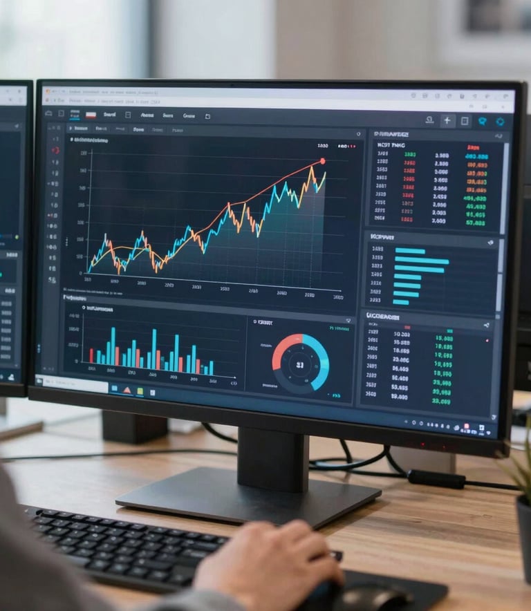 A close-up, high-angle shot of a mechanical keyboard and a high-resolution monitor displaying clean React code. The aesthetic is minimalist and technical, with lighting focusing on the screen glow. The color palette features deep teals (#0A1F26) and soft highlights (#F5F8F8).