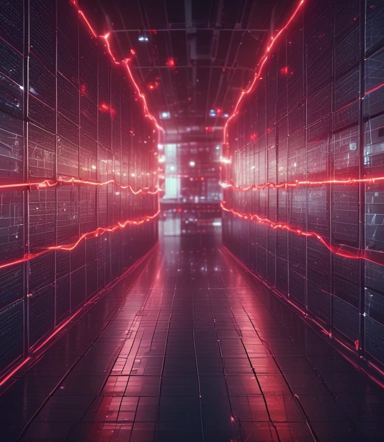 A sleek next-generation firewall device showcasing advanced technology.