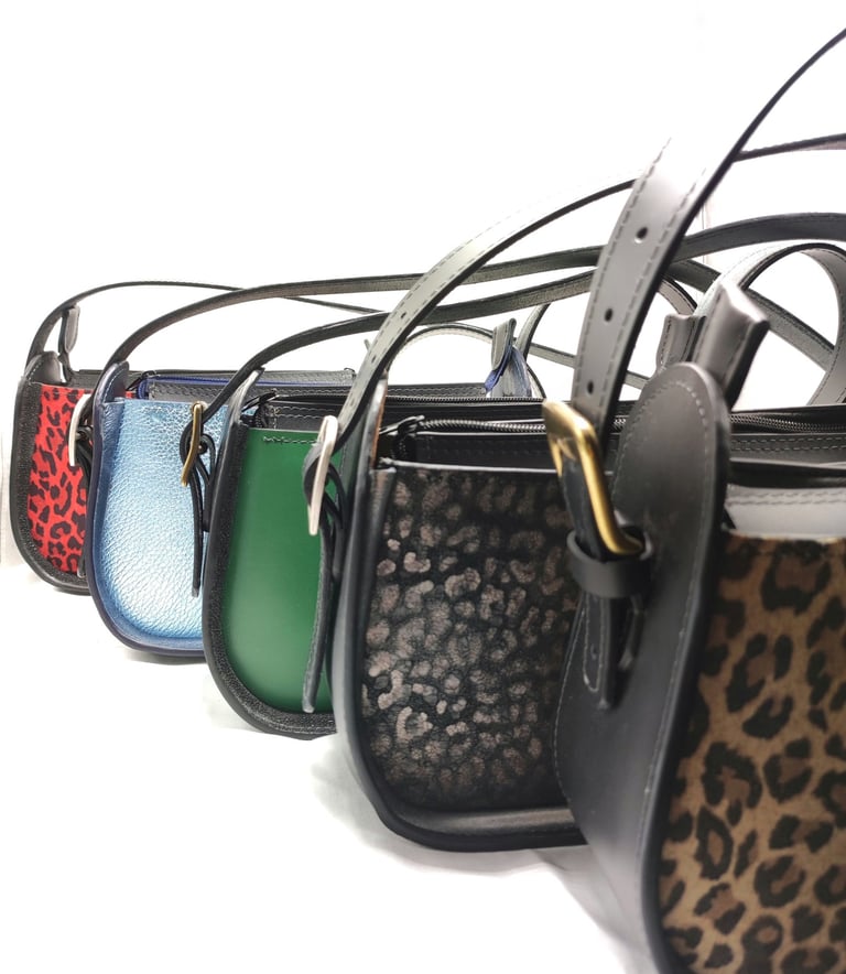 image de la catégorie sac mini Louise en cuir revalorisé