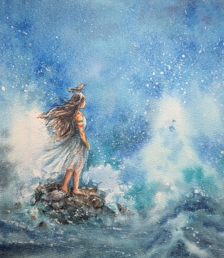 I told the waves to break, I am still standing!