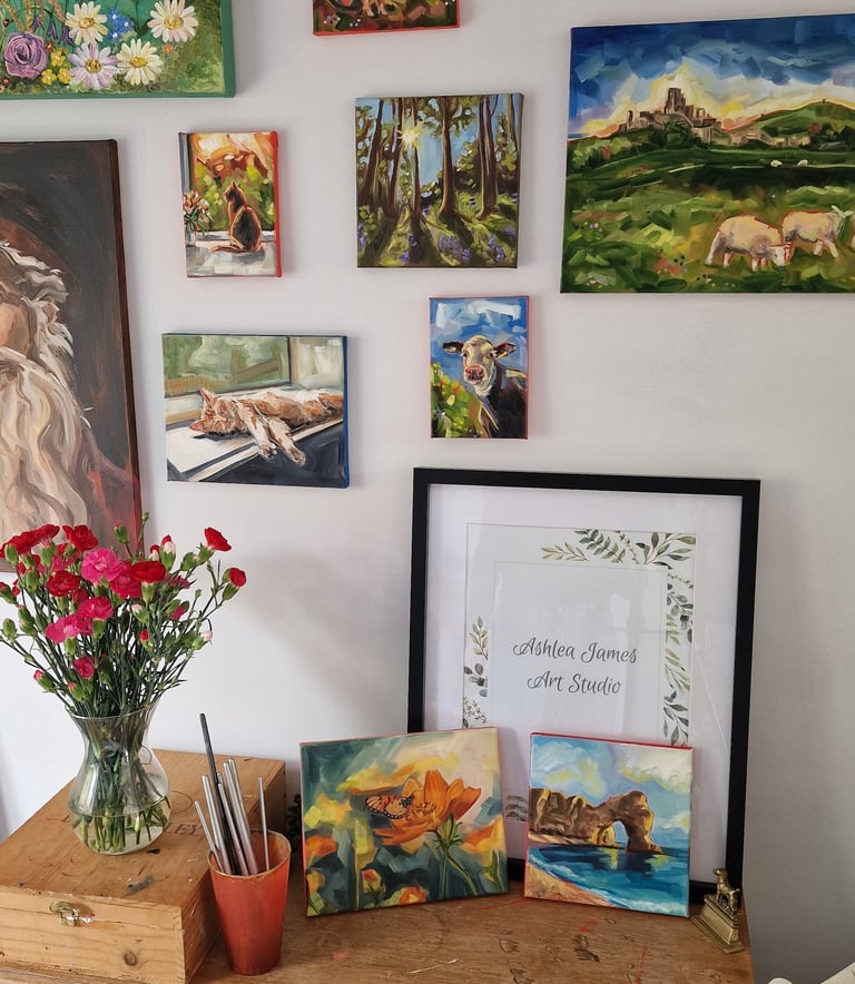 portrait artist UK, pet artist UK, animal painter, oil painter UK, UK artists, local artist
